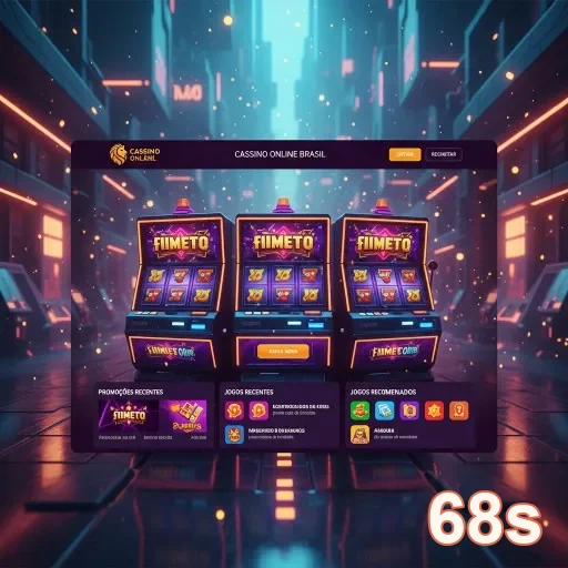 Ilustração de Aproveite o aplicativo 68s para uma experiência de cassino imersiva