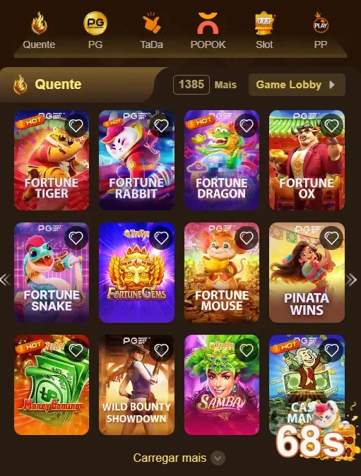 Ilustração de Acesse com comodidade o cassino online 68s