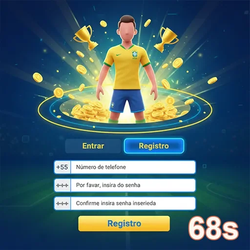 Ilustração de Aproveite a Plataforma de Jogos da 68s com Segurança